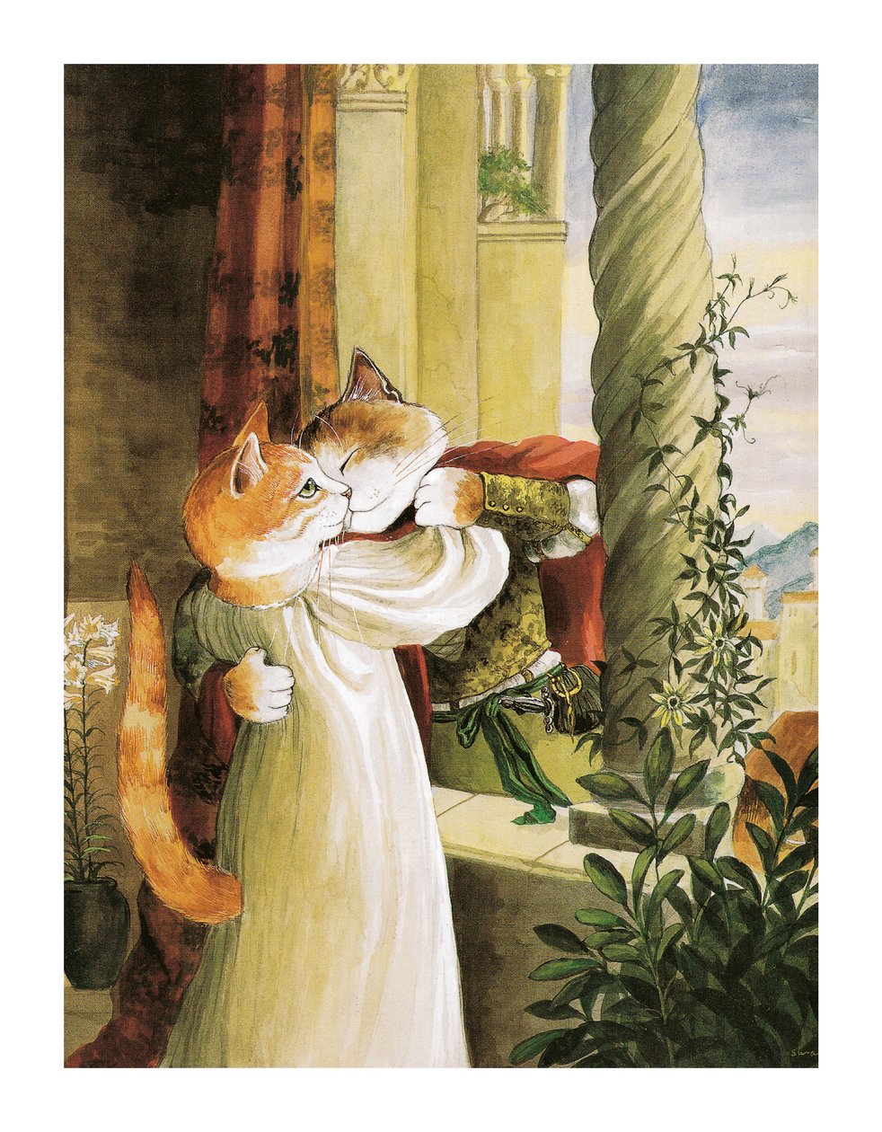 イラストは『Shakespeare Cats』より：ポスターブック（2016年出版） 作： スーザン・ハーバート