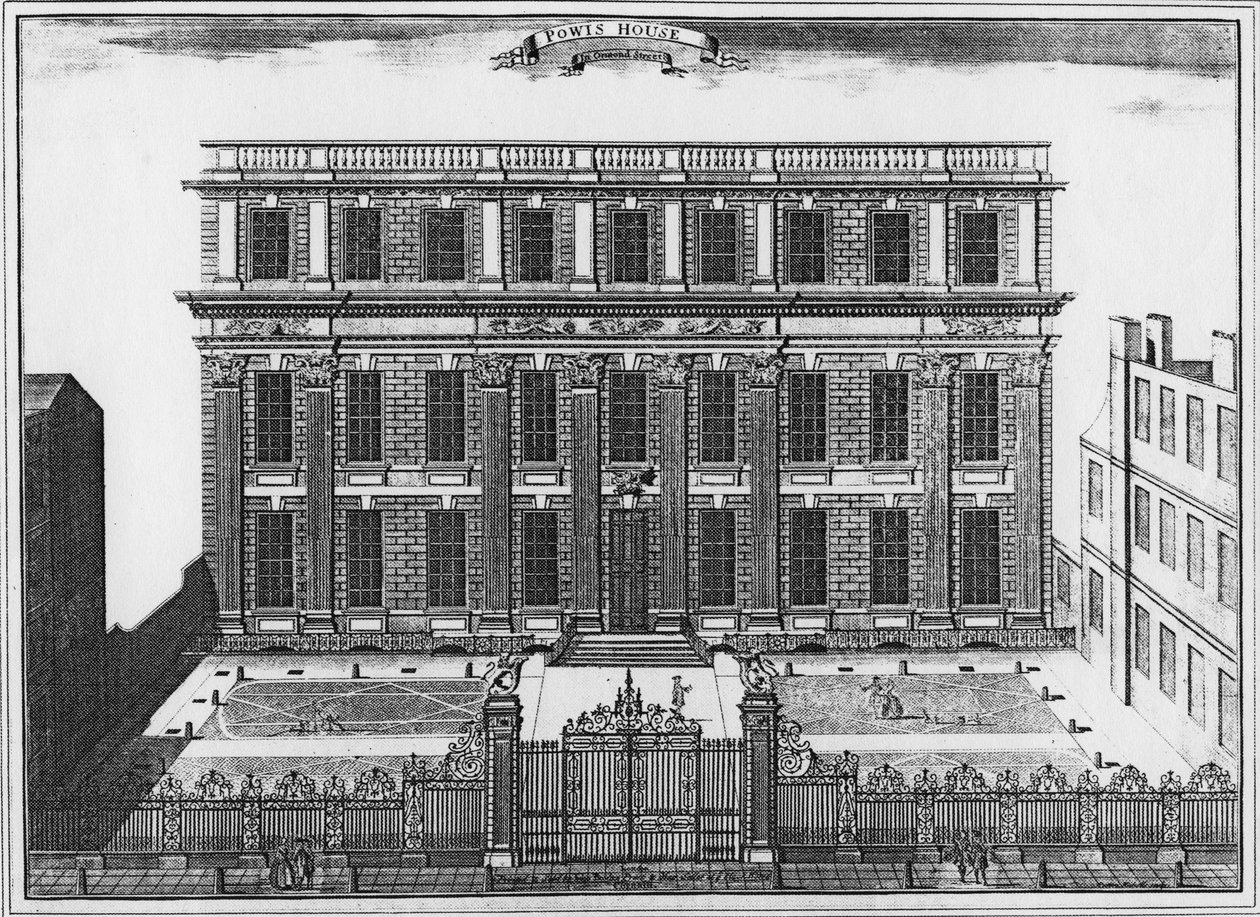 Powis House、c.1720 作： サットン・ニコルズ
