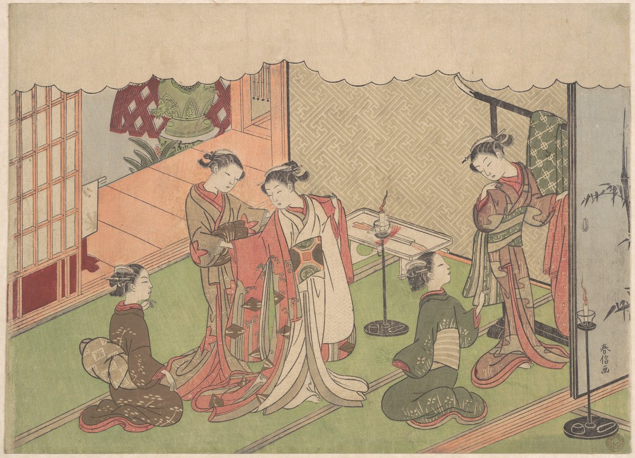 結婚の儀式 作： 鈴木春信
