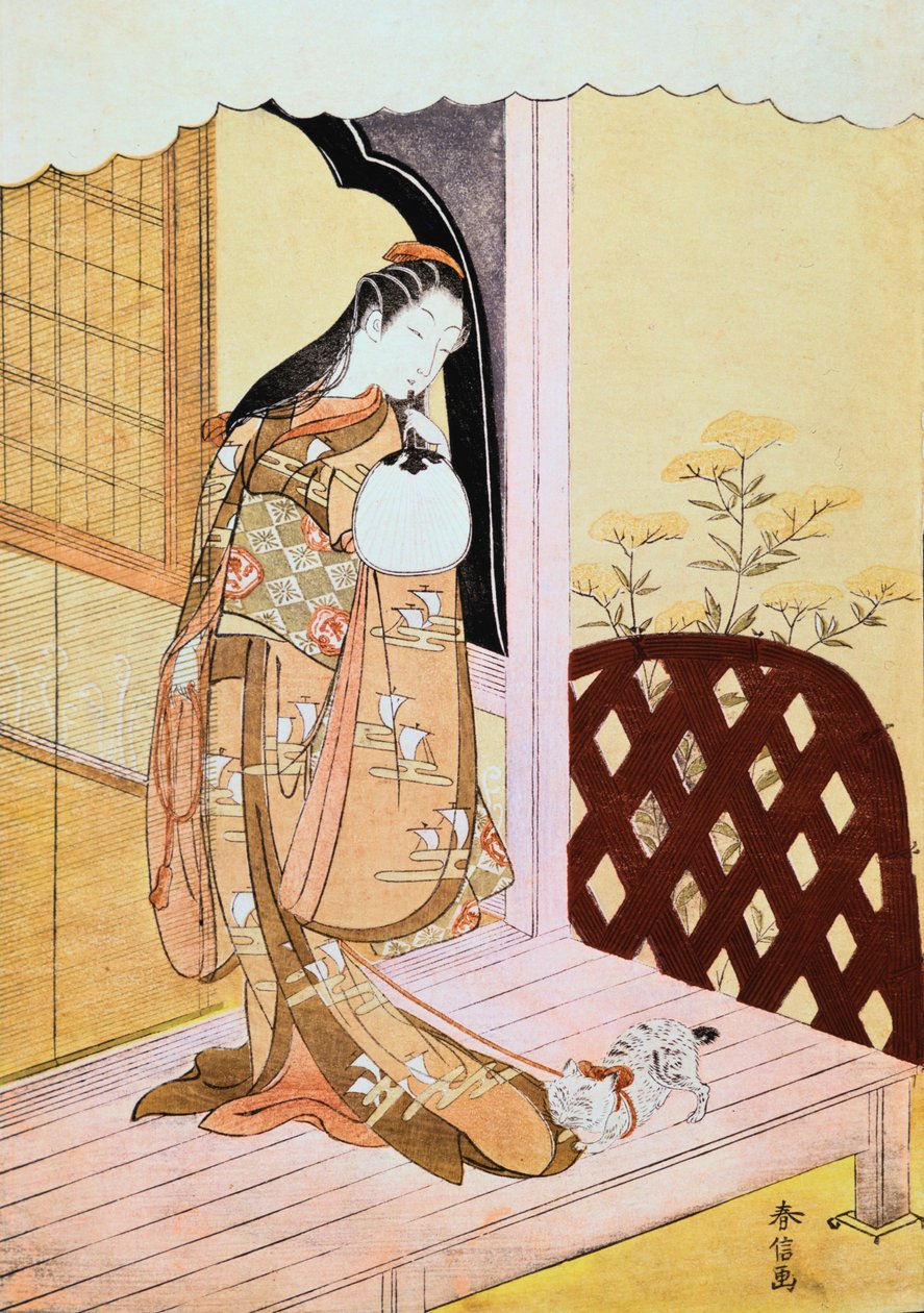 女王姫、1765 作： 鈴木春信