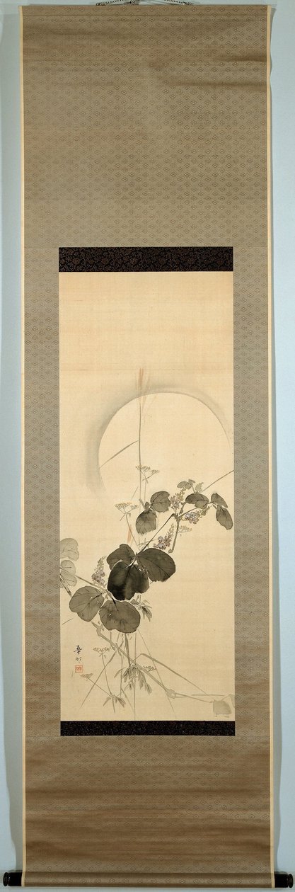 満月の秋の草 作： 鈴木華邳