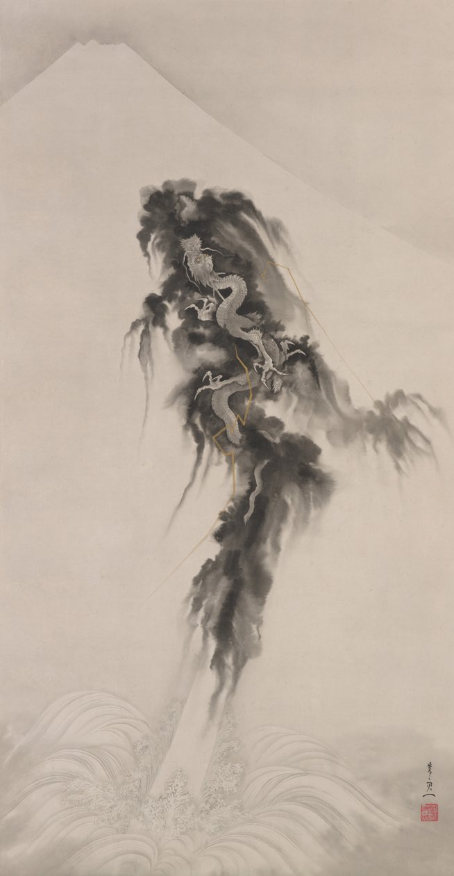 昇龍と富士山 | 鈴木其一