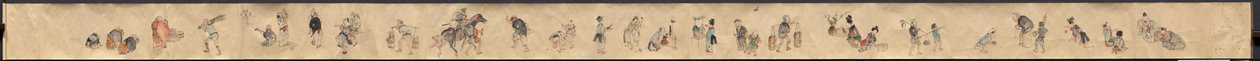 お祭りの様子 作： 鈴木南嶺