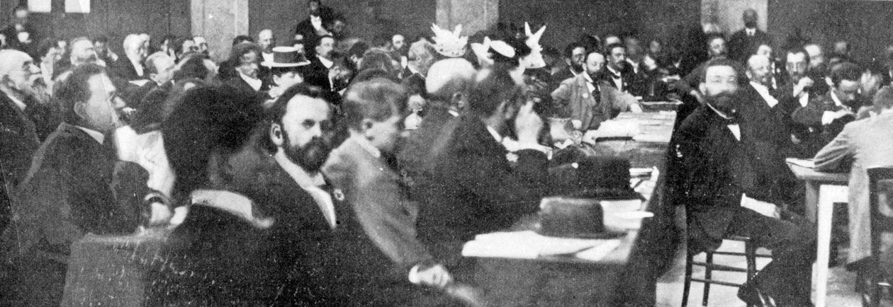 シオニスト議会、バーゼル、1897年の代表団 作： スイスの写真家