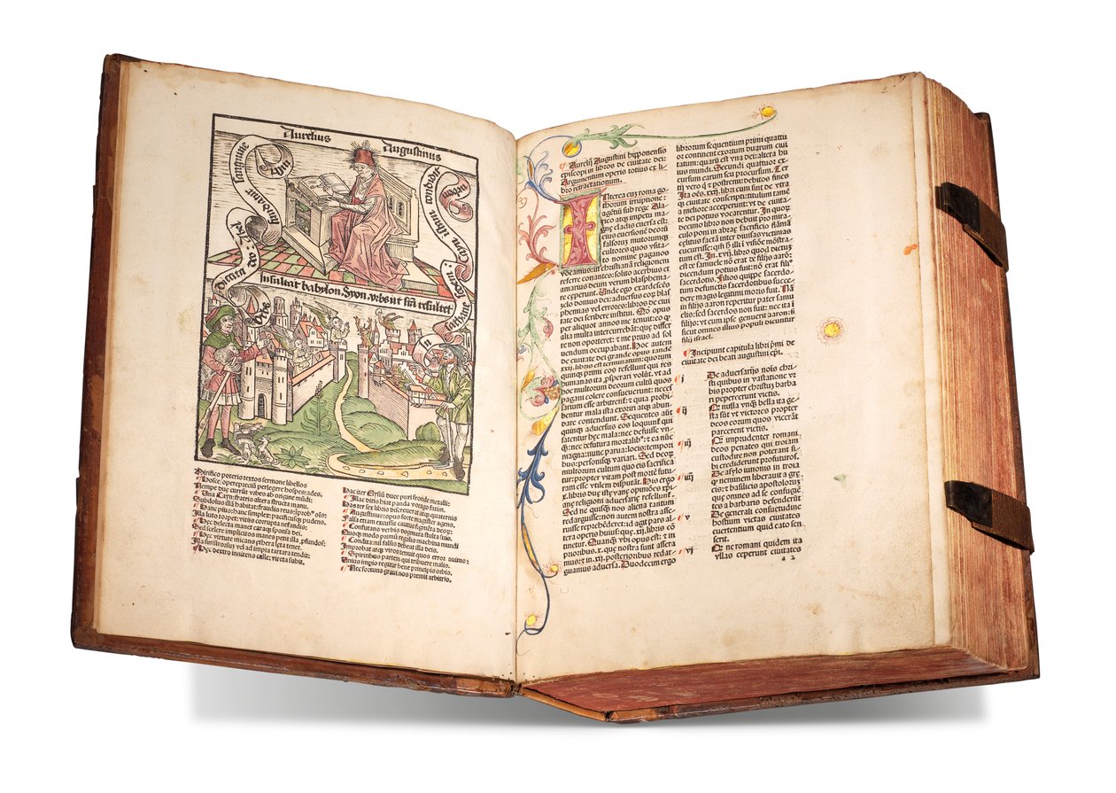 De civitate Dei、ThomasWaleysによる解説付き 作： スイスの学校