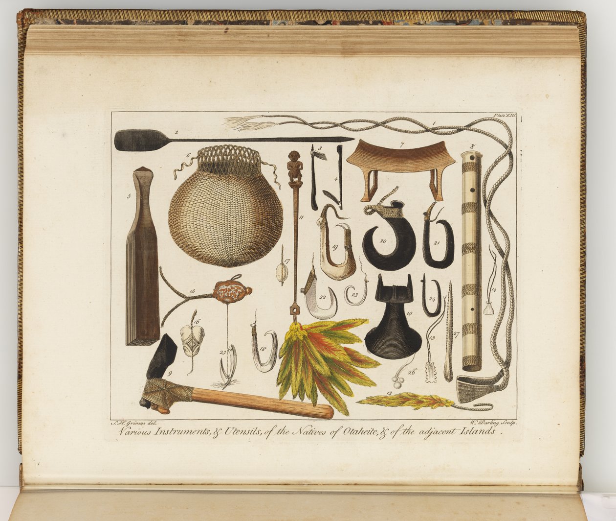 南洋への航海の日記からの挿絵：陛下の船、エンデバー号、1794年（手描きの彫刻） 作： シドニー