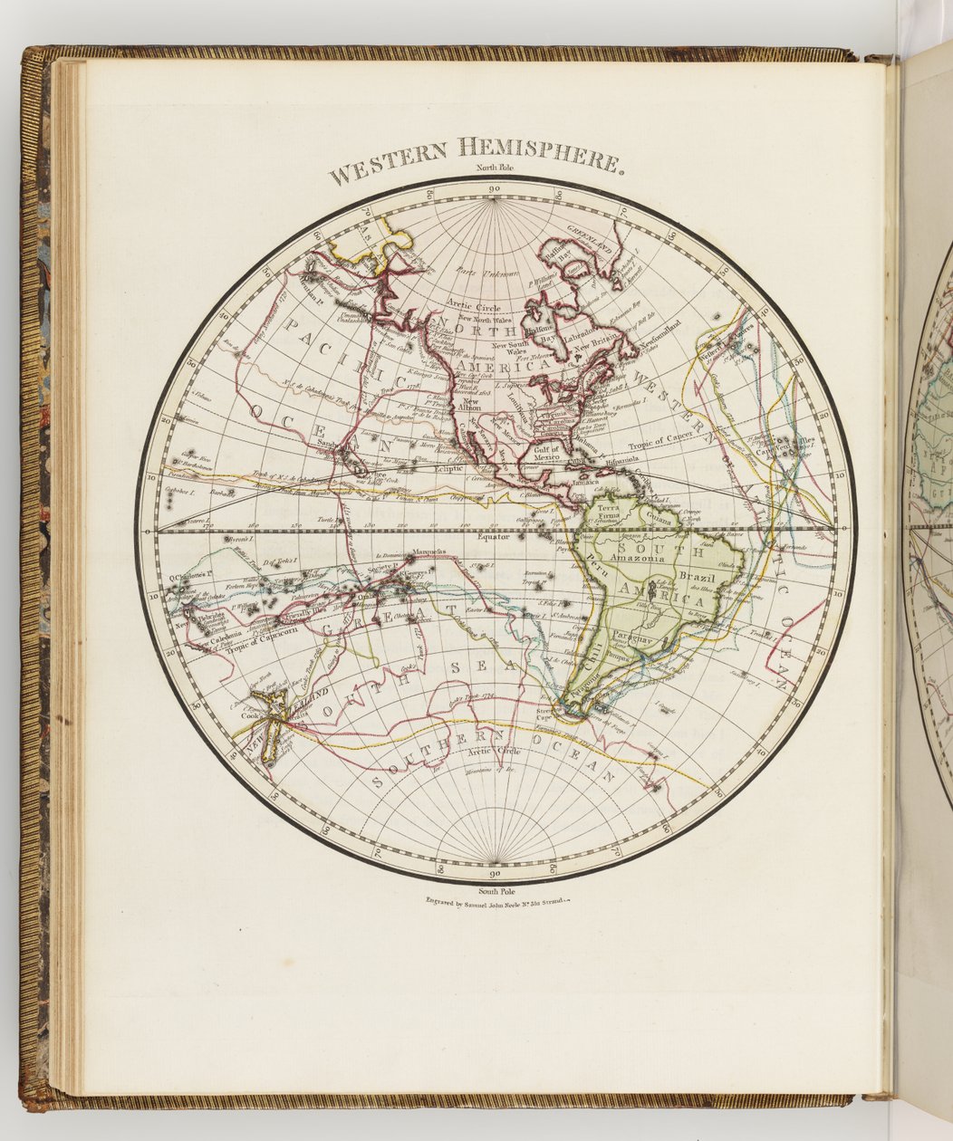 西半球の地図、「A journal of a voyage to the South Seas : in His Majesty