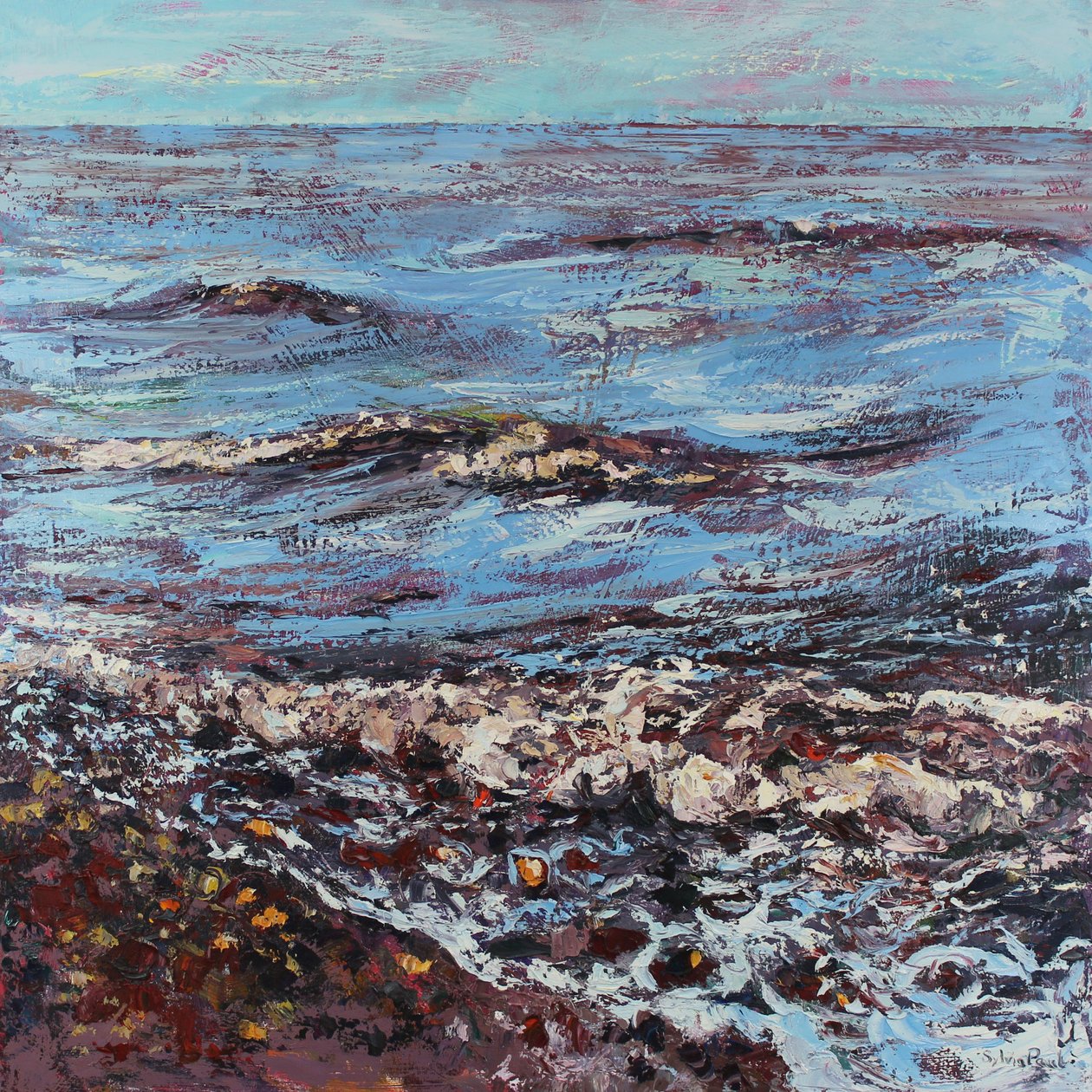 フレッシュ・アンド・ブリーズィー、2021年（キャンバスに油彩） 作： シルビアポール