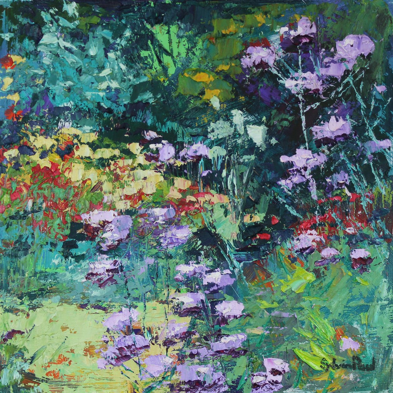 夏の喜び、2021年（キャンバスに油彩） 作： シルビアポール