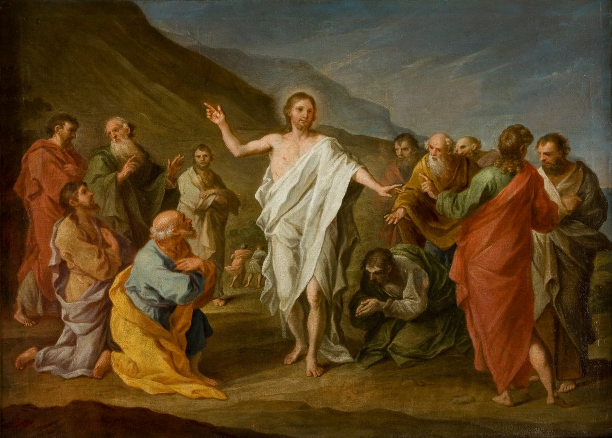 Cristo Aparecendo aos Apóstolos após a Ressurreição 作： シモン・チェコビッチ