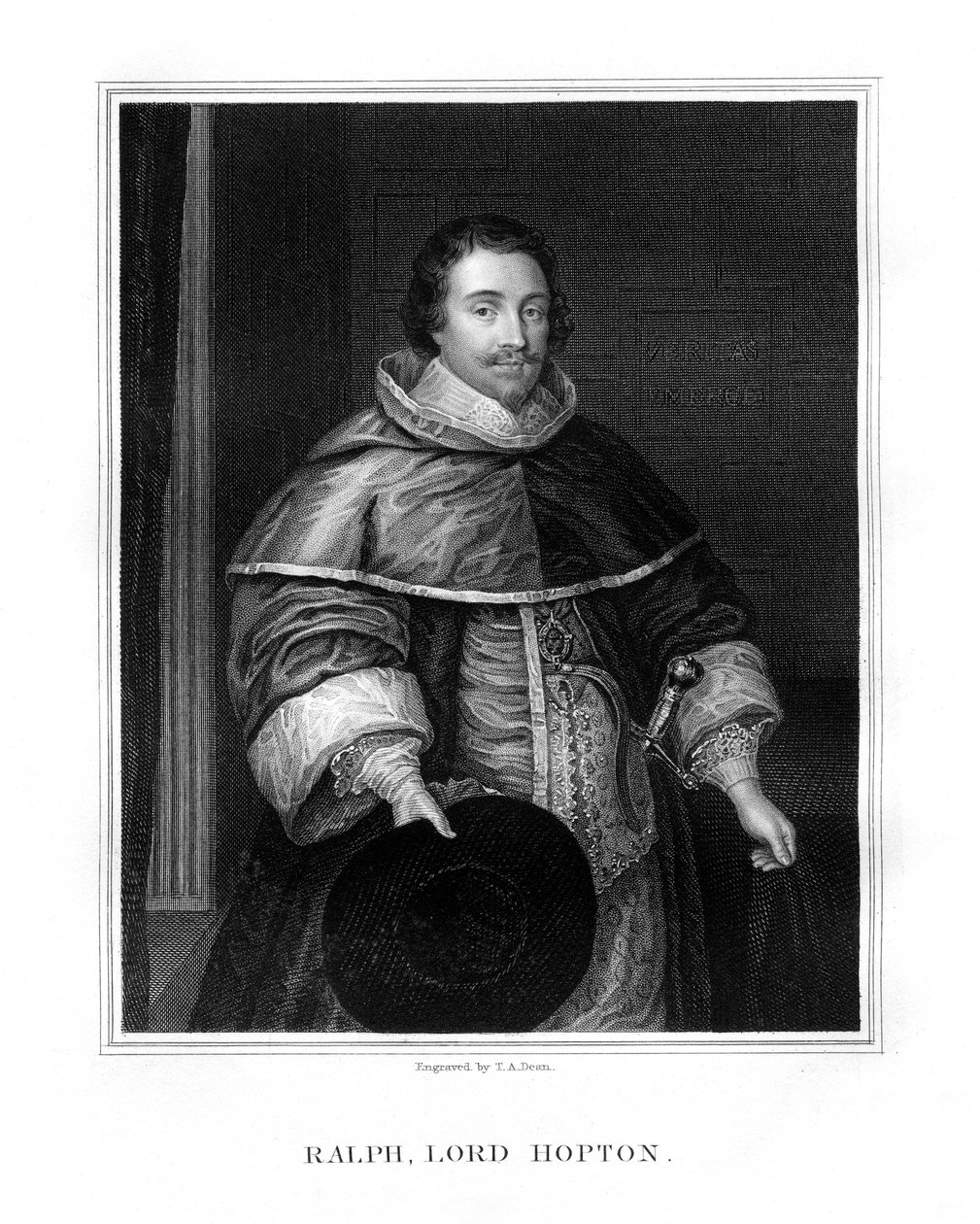 ラルフ卿、ホプトン卿、イギリス兵、1827年。 作： TAディーン