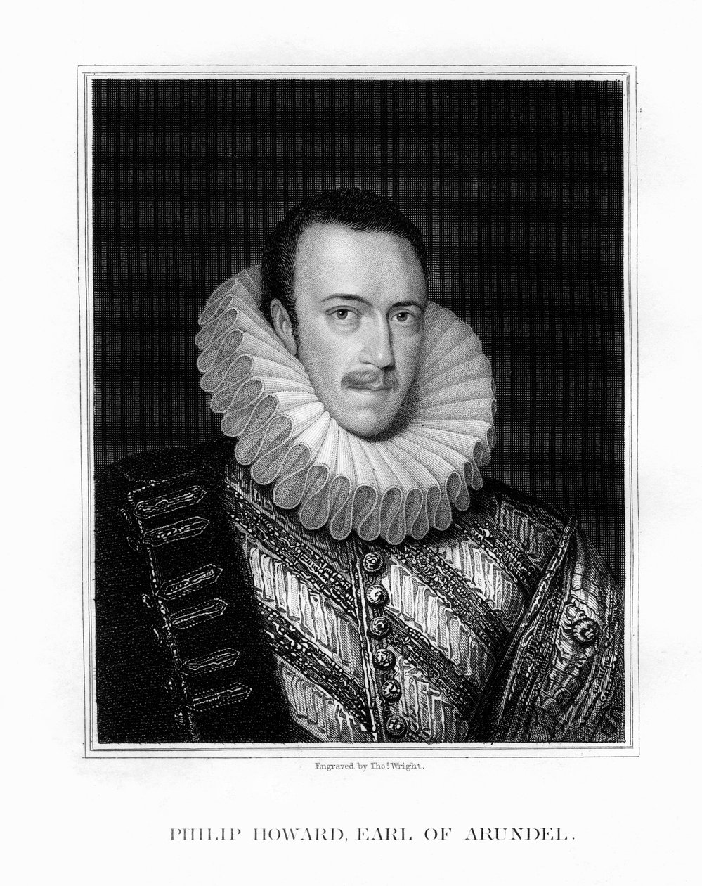 セントフィリップハワード、20代アランデル伯爵、イギリス貴族、1826年。 作： T.ライト