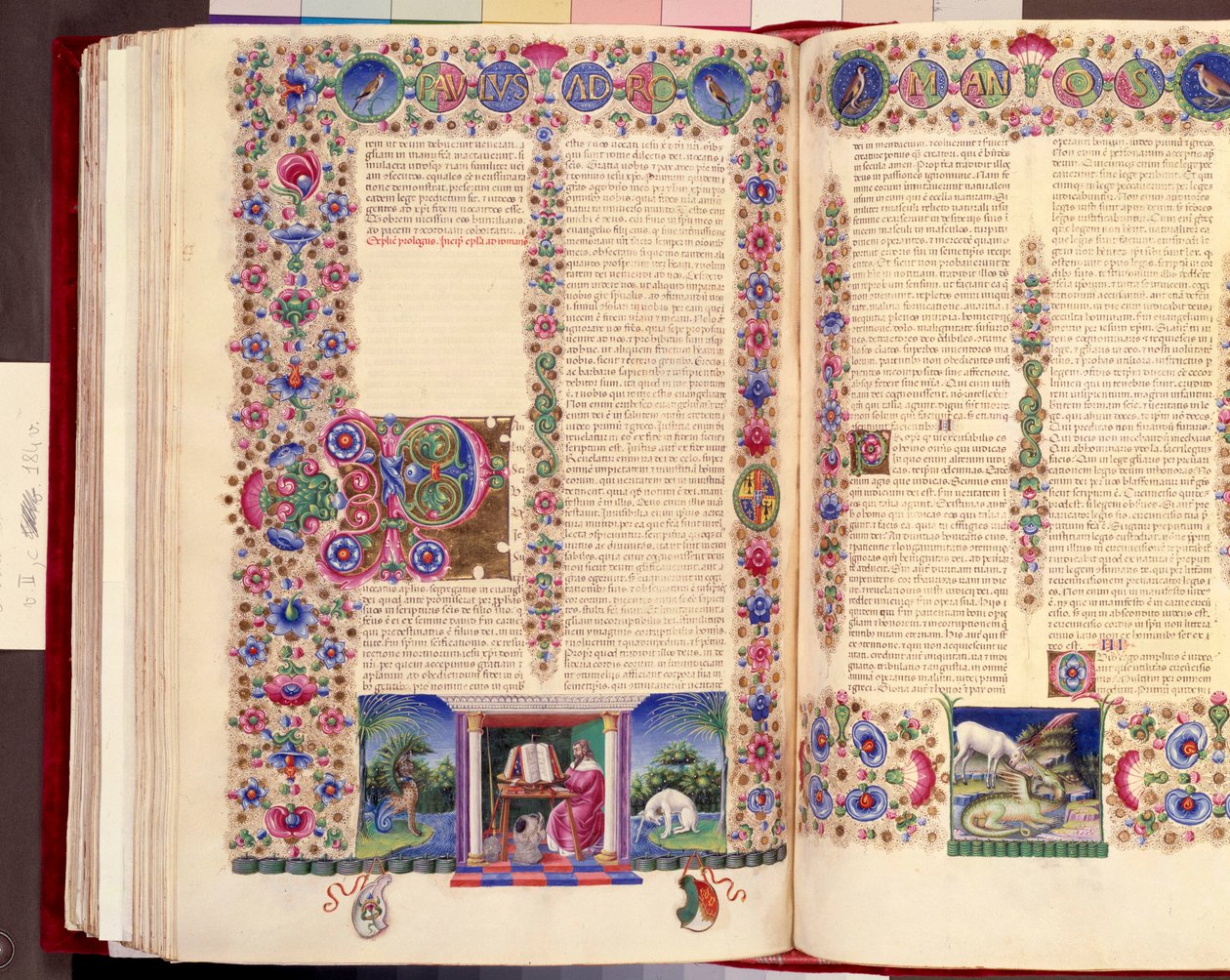 ローマ人への聖パウロの手紙、「Bible de Borso d