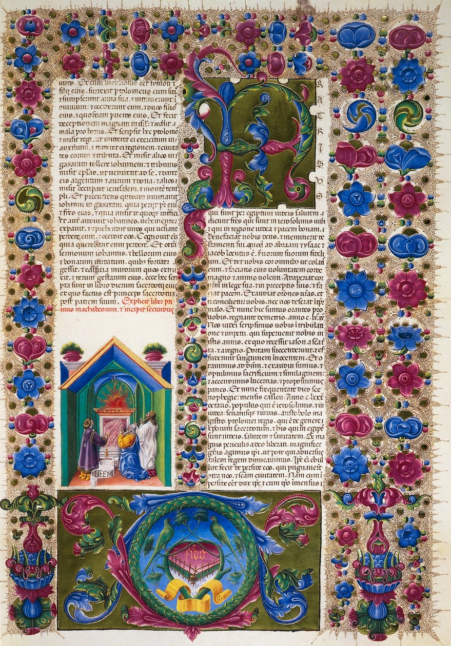 Taddeo Crivelli (1425-1479)らによって彩色されたBorso d
