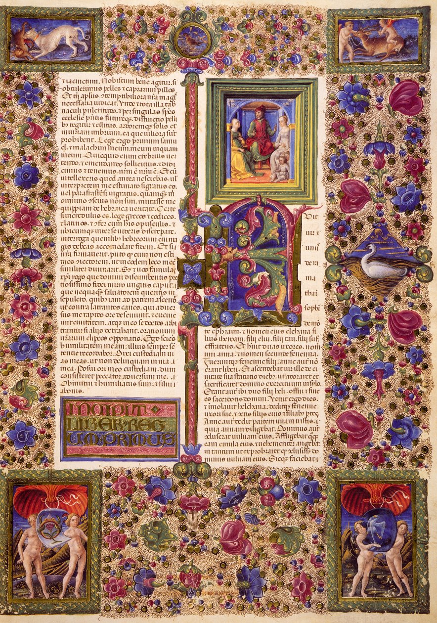 Taddeo Crivelli (1425-1479)らによって彩色されたBorso d