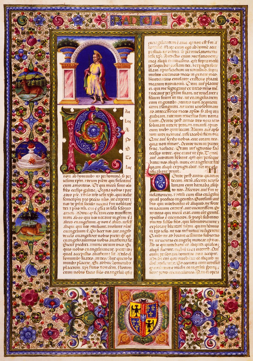 Taddeo Crivelli (1425-1479)らによって彩色されたBorso d