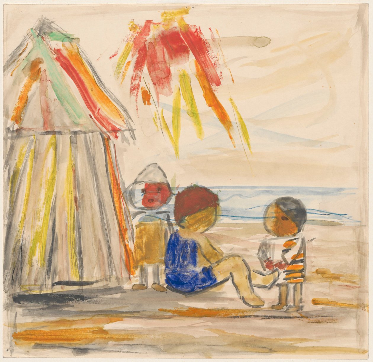 浜辺の子供たち 作： タデウシュ・マコウスキー