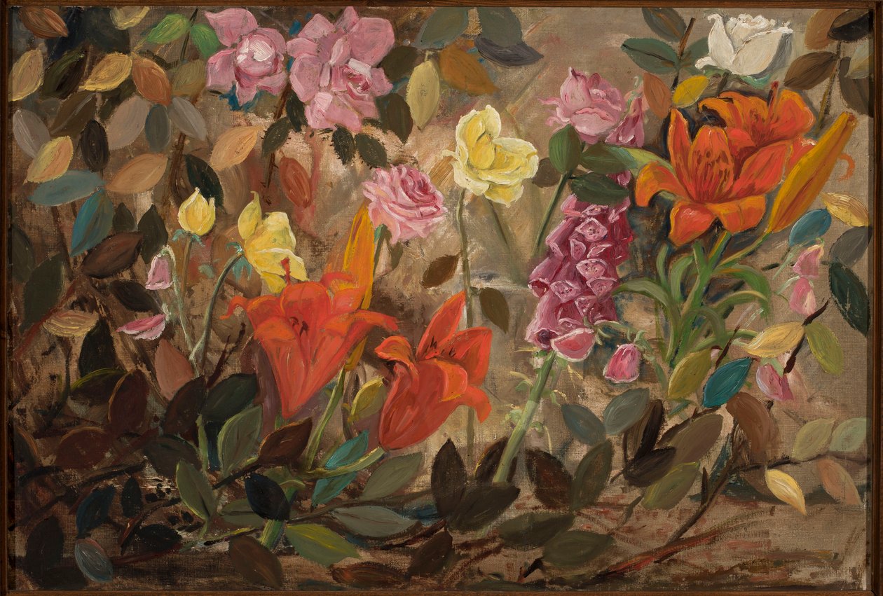 庭の花 作： タデウシュ・マコウスキー