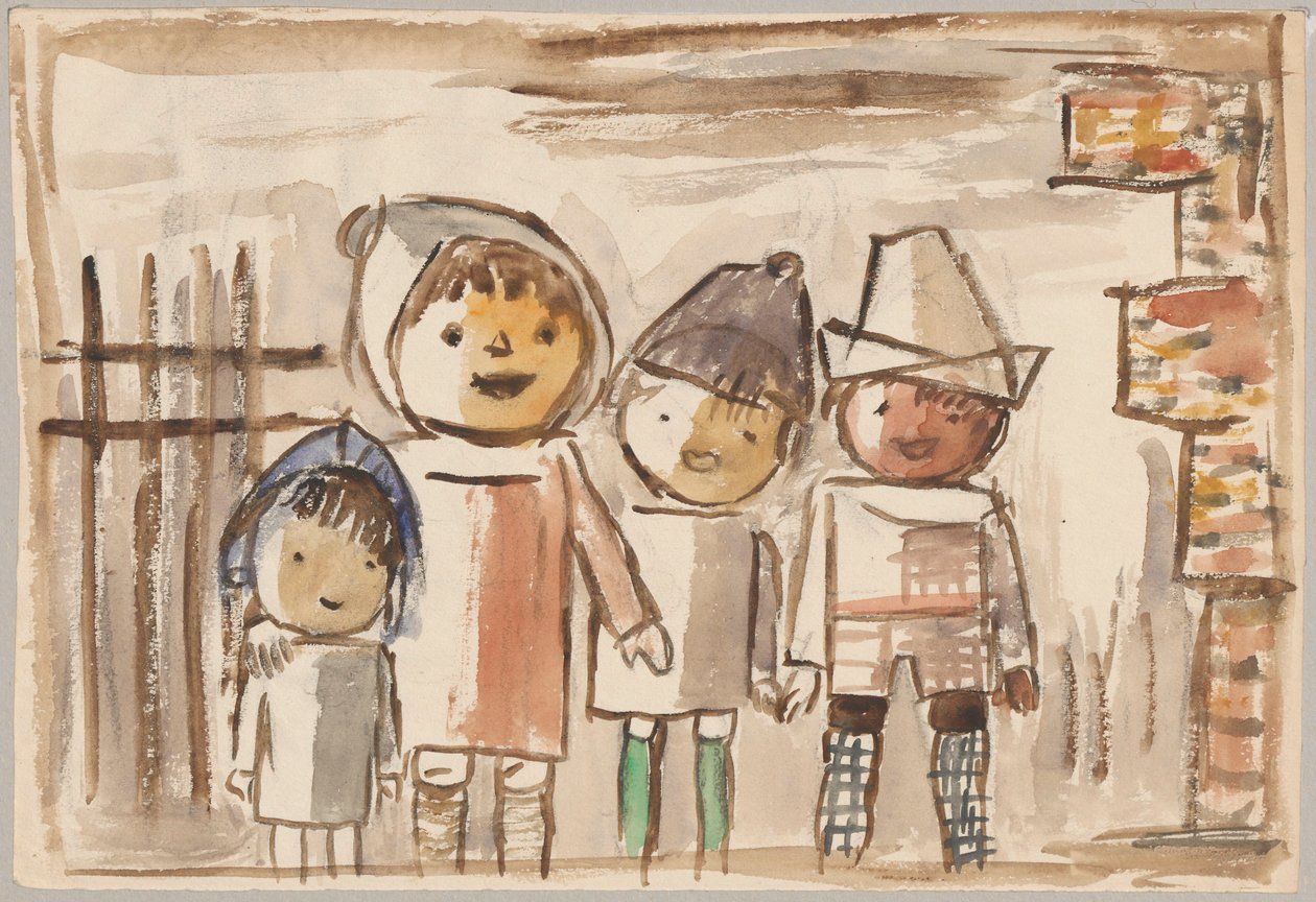 笑う子供たち 作： タデウシュ・マコウスキー
