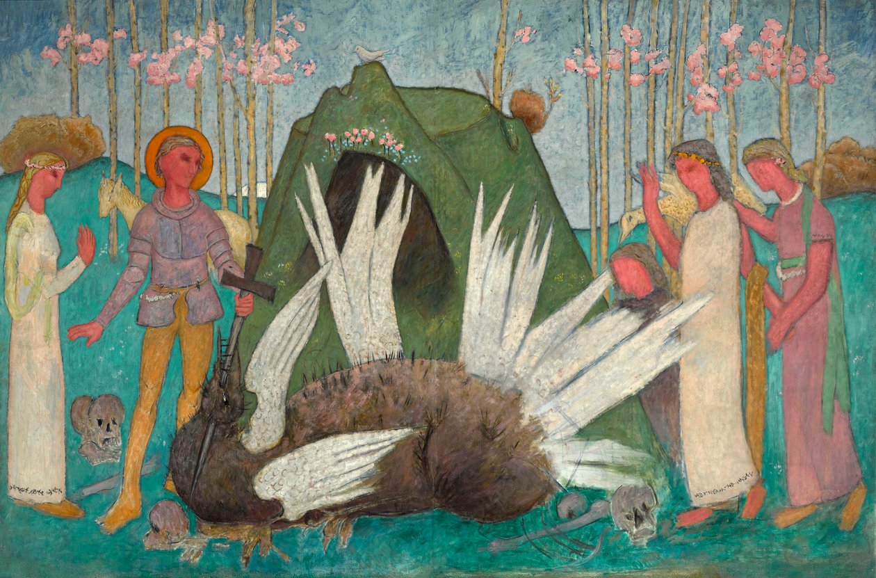竜を貫く聖ゲオルギウス 作： タデウシュ・マコウスキー