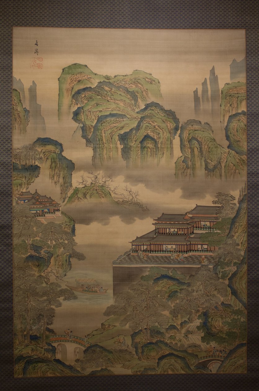 宮殿の風景 19世紀初頭 作： 谷文晁