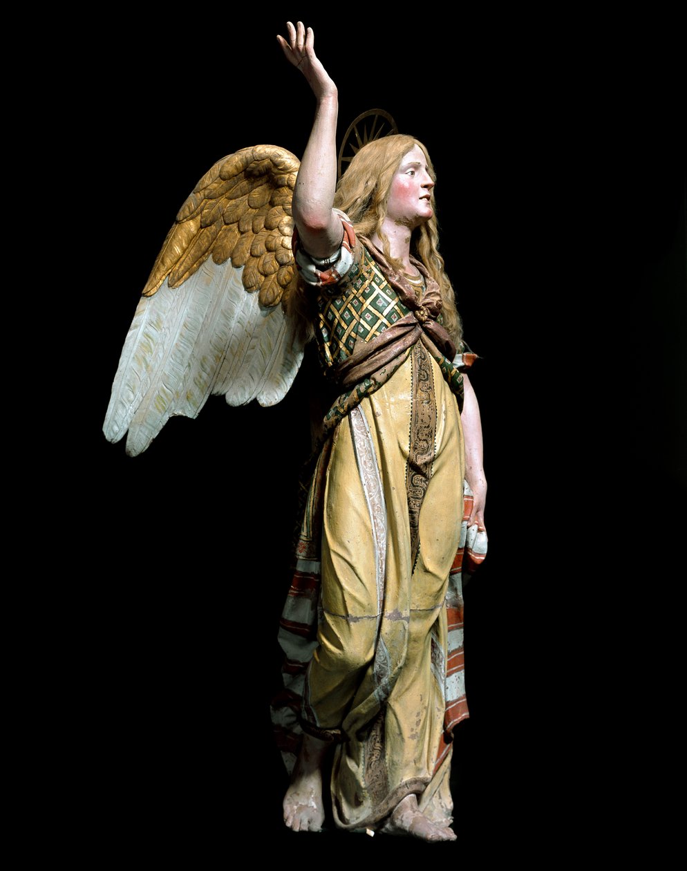 イエスの誕生をヨセフに告げる天使 タンツィオ・ダ・ヴァラッロ（アントニオ・デンリコ、1575/80年頃～1632/33年頃）による彫刻 ヴァラッロ、第4礼拝堂、サクロ・モンテ 作： ヴァラッロの踊り
