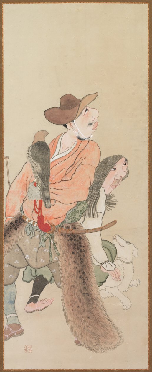 ジャンルフィギュア、c。 1816年。 作： 田辺So長