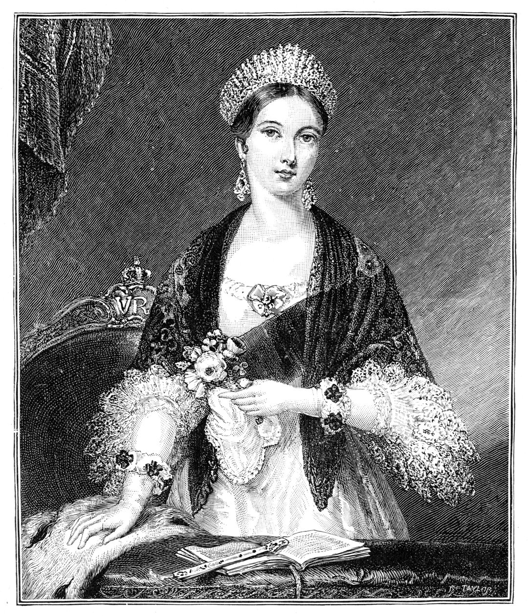 ビクトリア女王、1819-1901、19世紀 作： テイラー