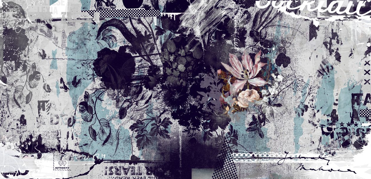 大きなことには小さな始まりがある, 2015 (キャンバスにコラージュ) 作： Teis Albers