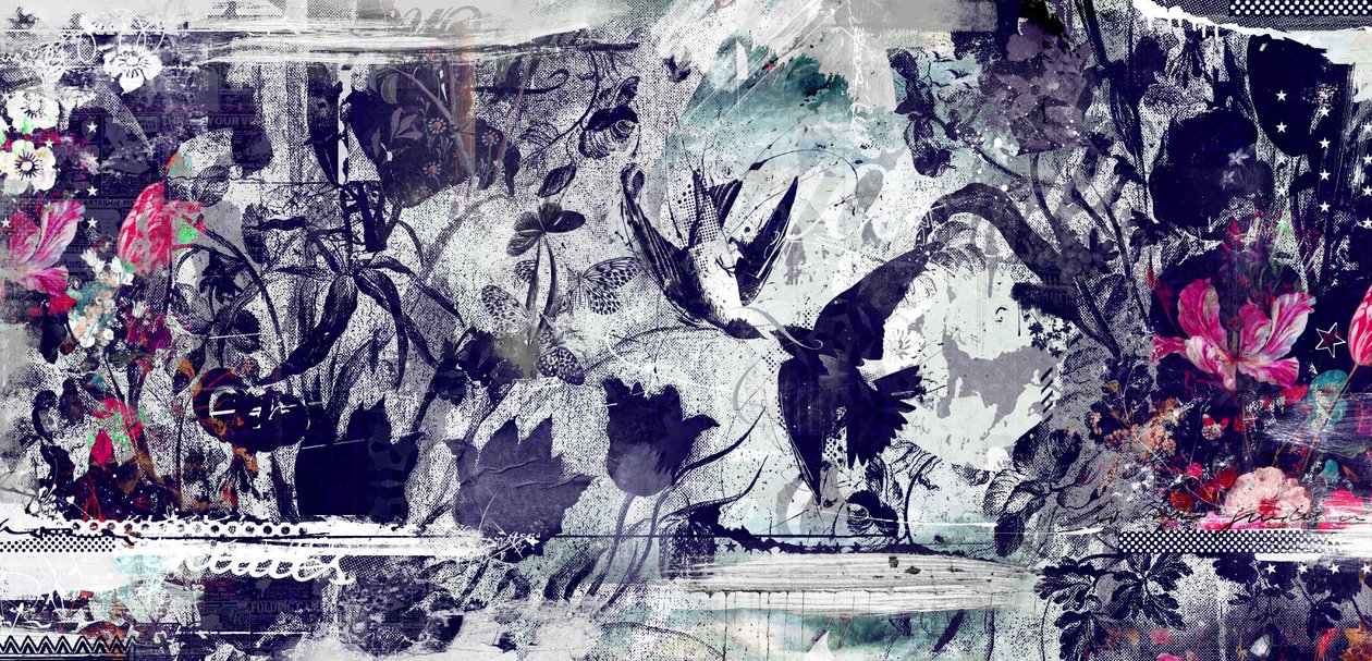 Brotherhood、2015年（キャンバスに混合メディア） 作： Teis Albers