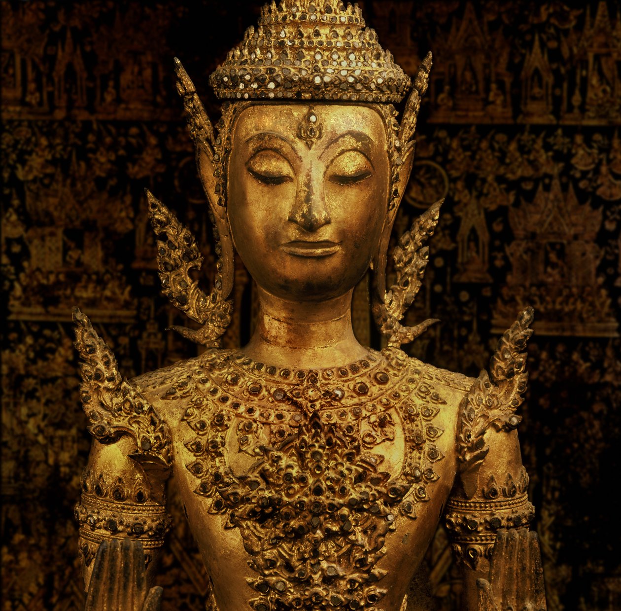阿鼻叫喚仏像 ラッタナーコーシン様式 19世紀中頃（ブロンズ 作： タイの学校