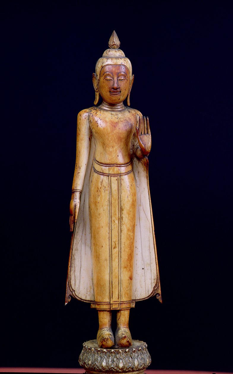 立仏、ラタナコシン様式 作： タイの学校