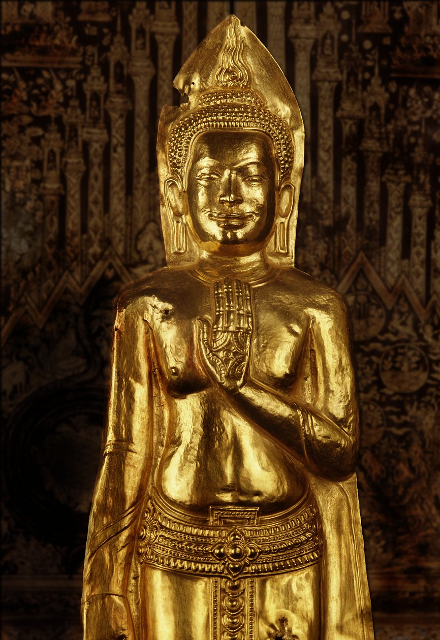 立仏、13世紀後半〜14世紀初頭（金） 作： タイの学校