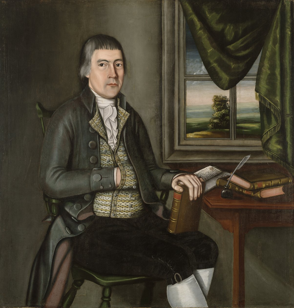 ヒゼキア・ビアズリー博士、1788-90年頃 作： ビアズリー・リムナー