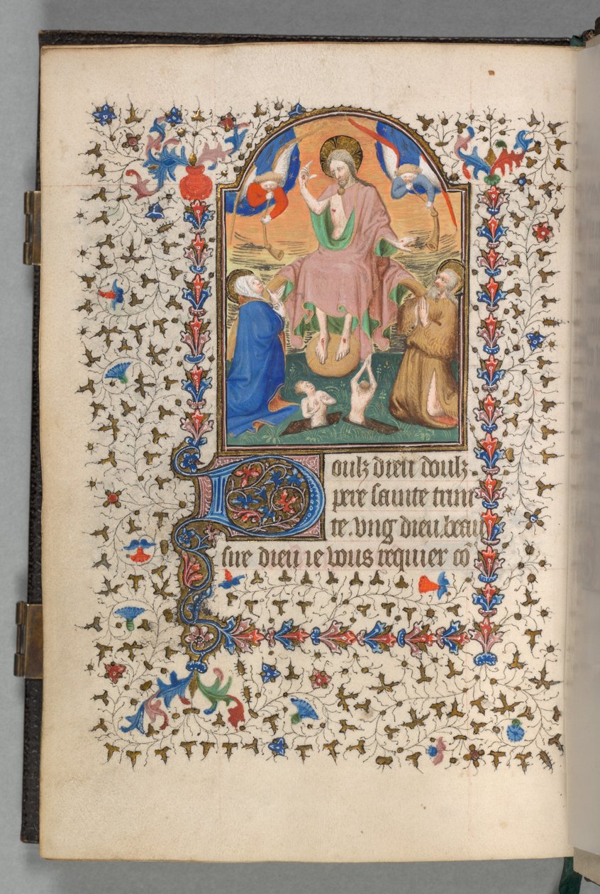 パリの使用時間の本: Fol. 204v、最後の審判、c。 1420年。 作： ベッドフォードマスター