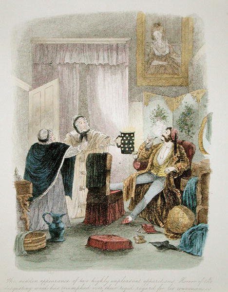 1859年に出版された、ロンドンの絶妙なロンドンの彼の乙女叔母への訪問のイラスト（193200、203629-30も参照） 作： テオテオ