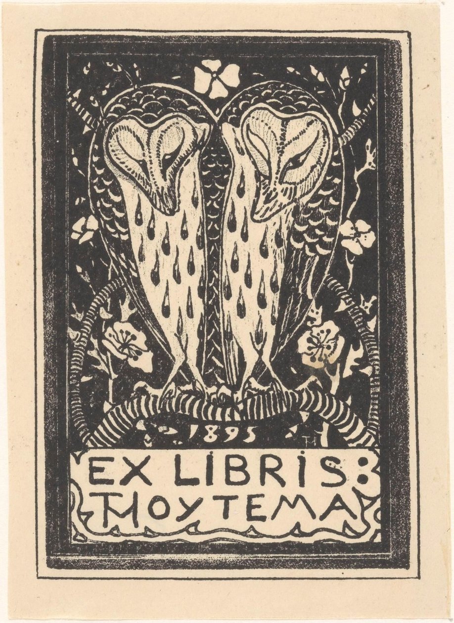Theo van Hoytema の Ex libris 作： テオファンホイテマ
