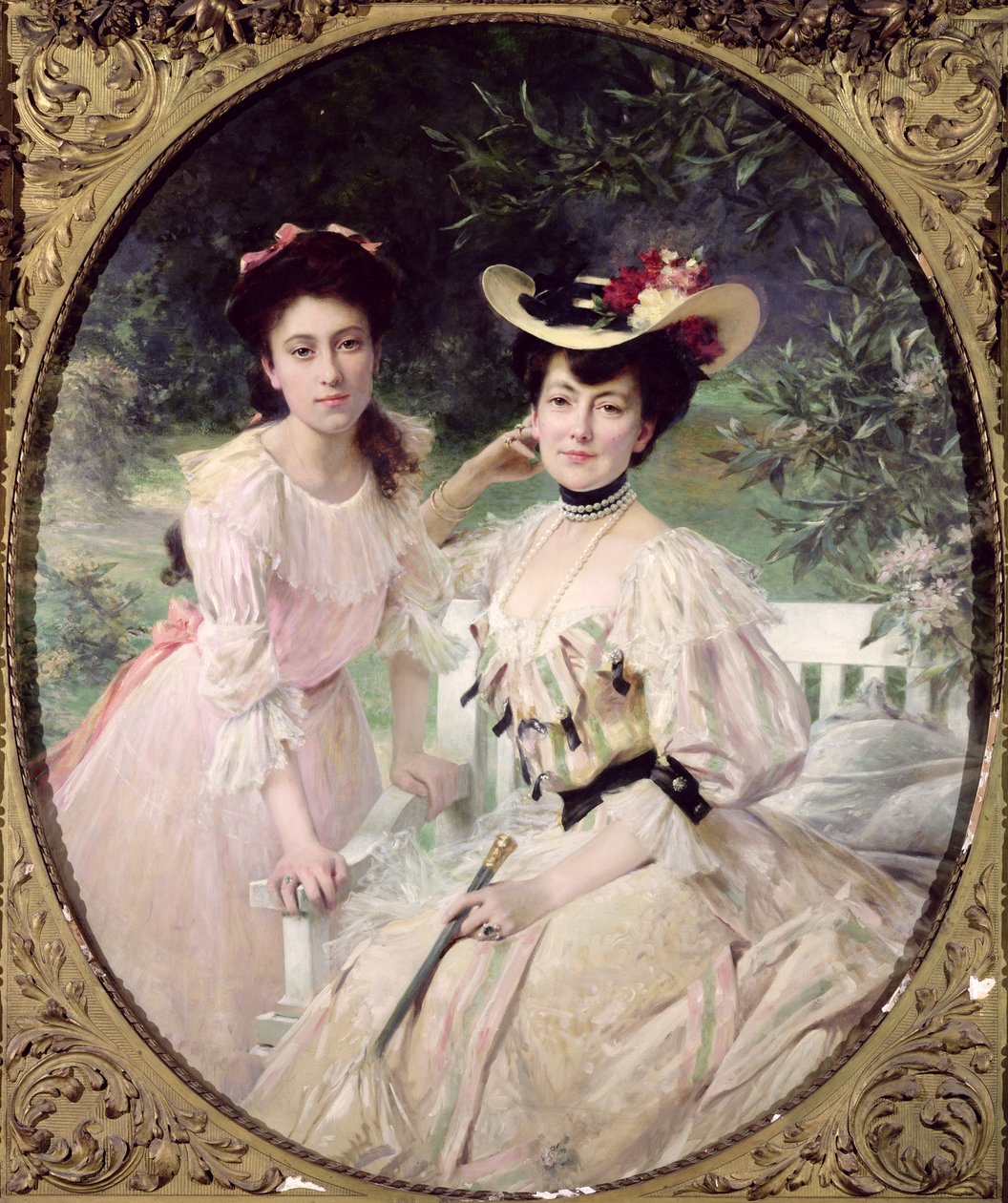 マダムコラスと彼女の娘、ジゼル、1903 作： テオバルドシャルトラン