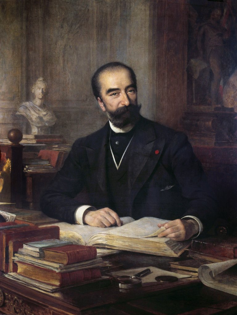 フランス大統領マリーフランソワサディカルノー（1837-1894）の肖像 作： テオバルドシャルトラン