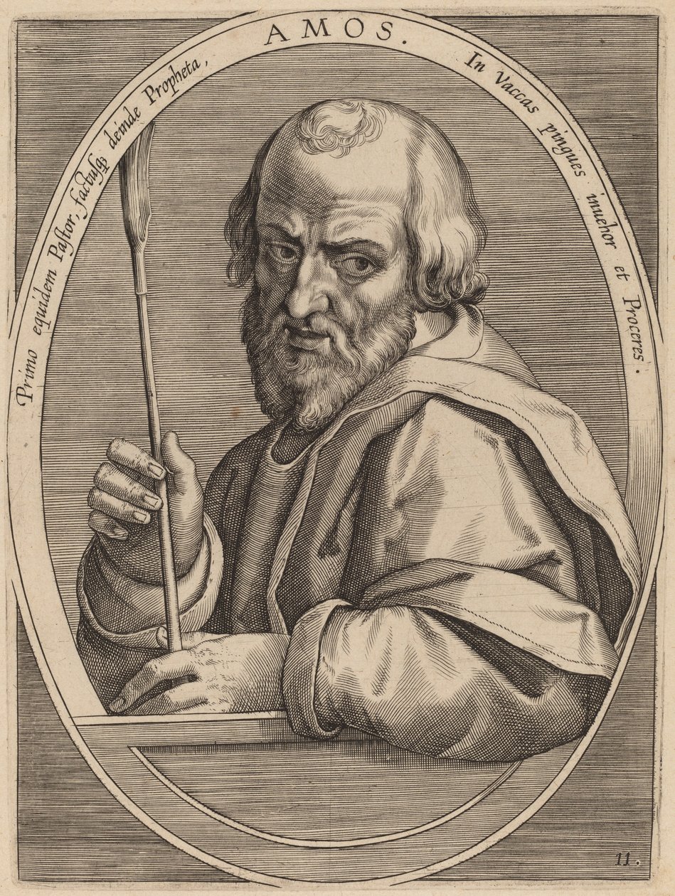アモス 作： Jan van derStraet後のTheodorGalle