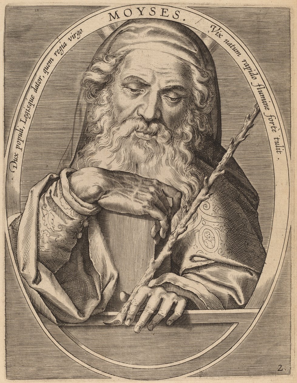 モーセ 作： Jan van derStraet後のTheodorGalle