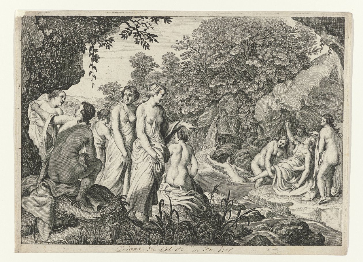 ダイアナがカリストの妊娠を発見 Ovid