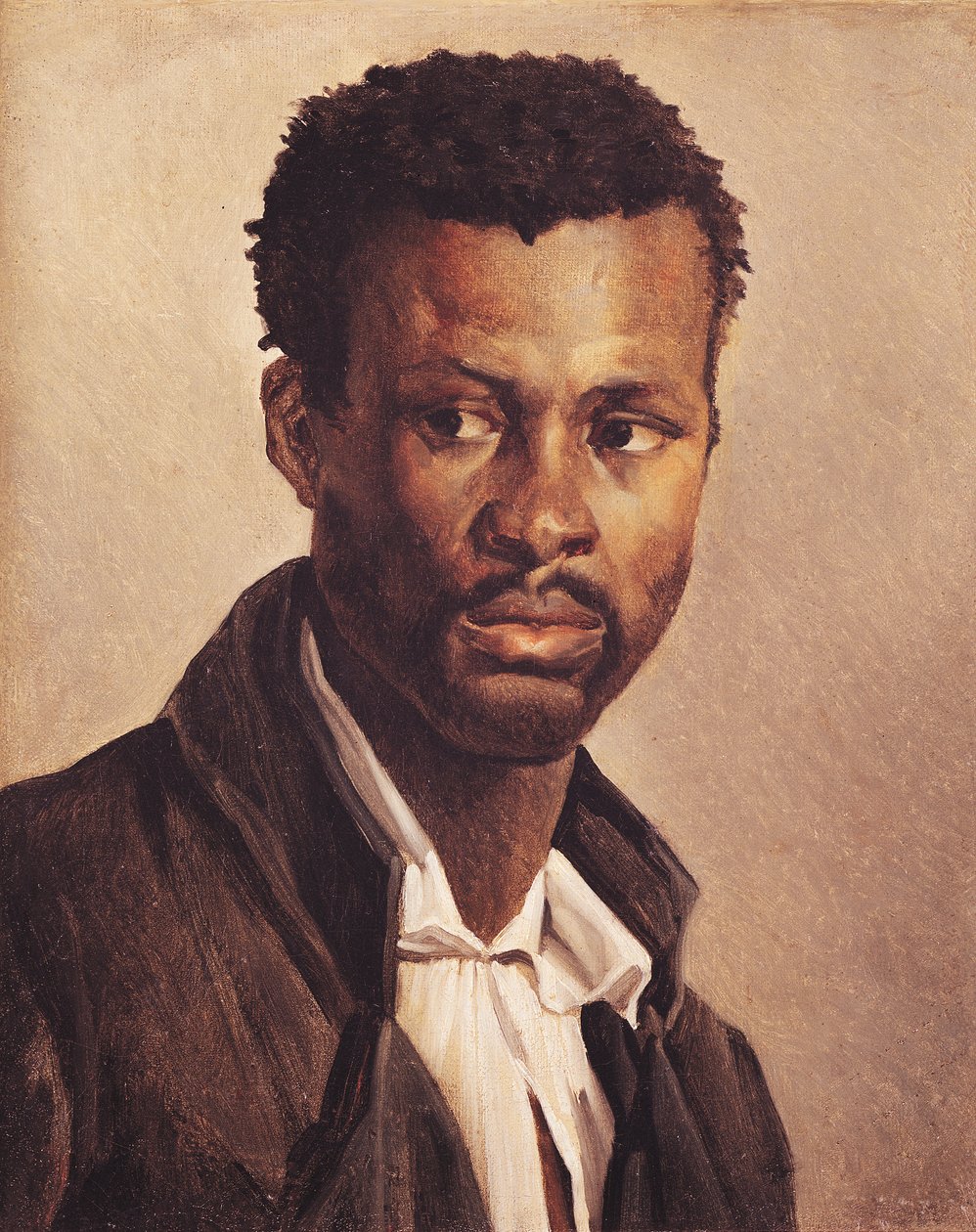 黒、1823-24 作： セオドア・ジェリコー