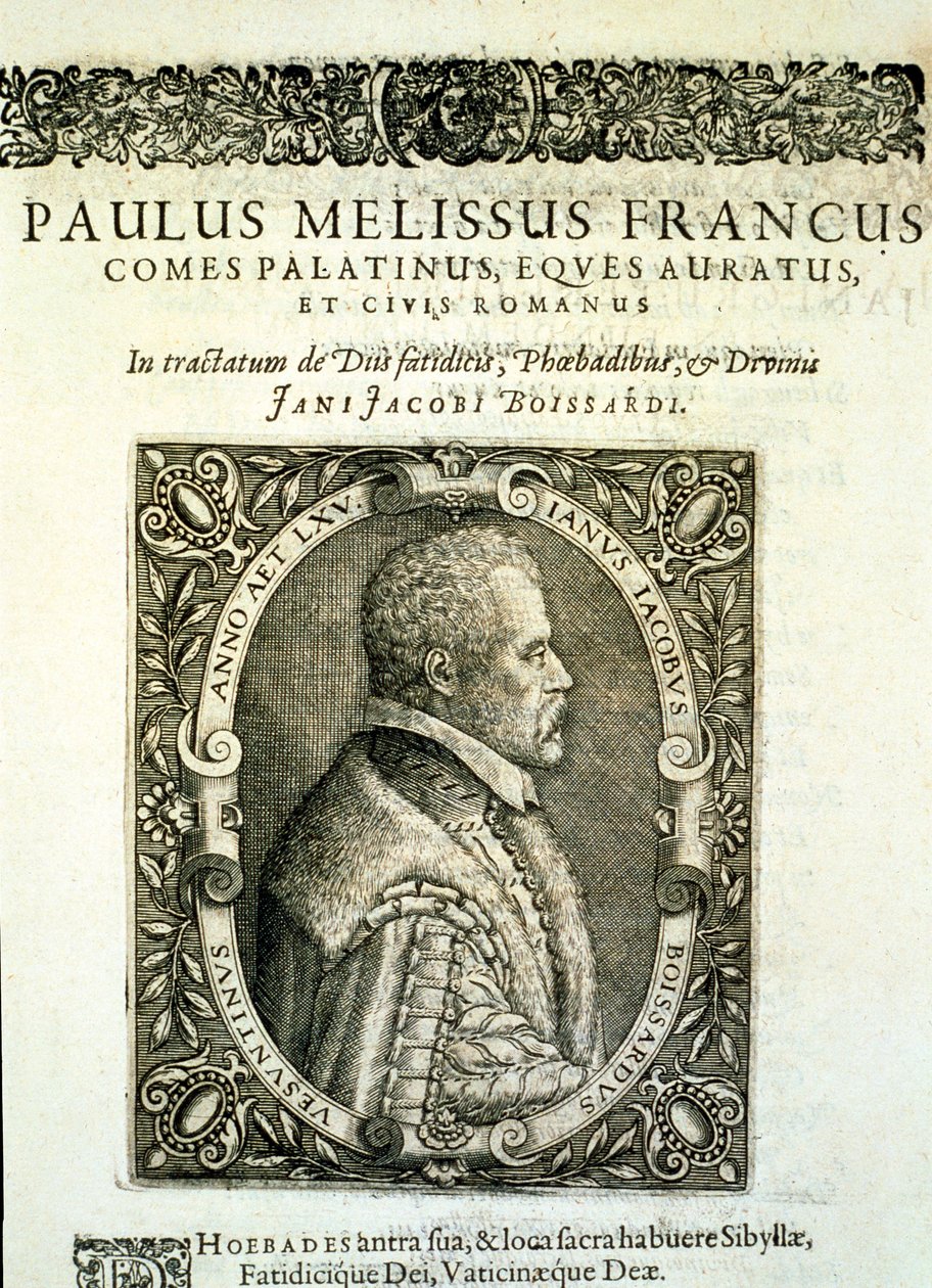 Jean-Jacques Boissardによる「Tractatus Posthumis」への口絵、1605年頃 作： セオドア・ド・ブリー