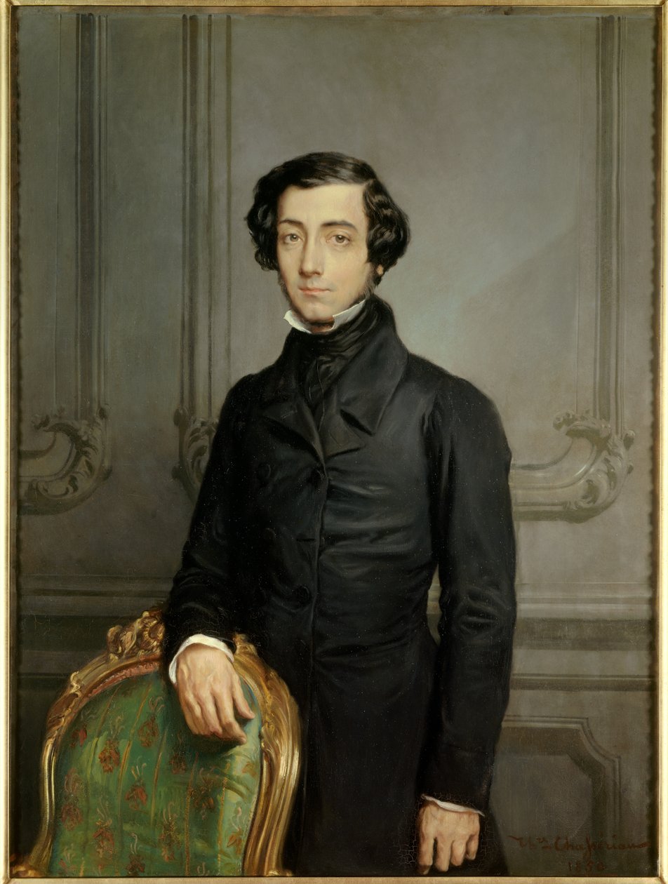 第二共和制時代の外務大臣アレクシス・シャルル・アンリ・クレラル・ド・トクヴィル（1805-1859）の肖像 テオドール・シャセリウ（1819-1856）による絵画 作： テオドール・シャッセリオー