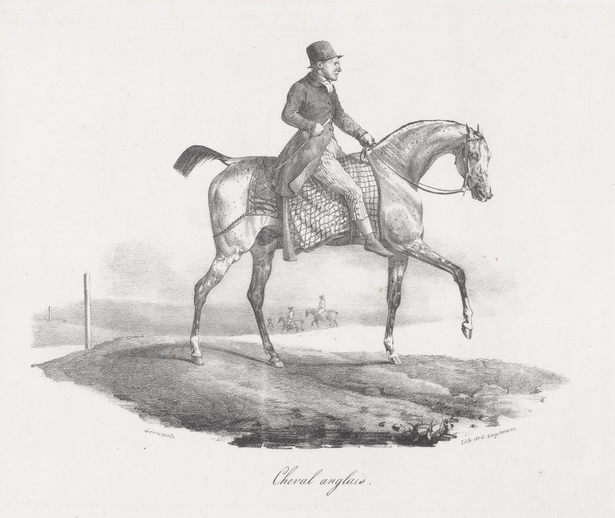 英国の馬（An English Horse） 作： セオドア・ジェリコー