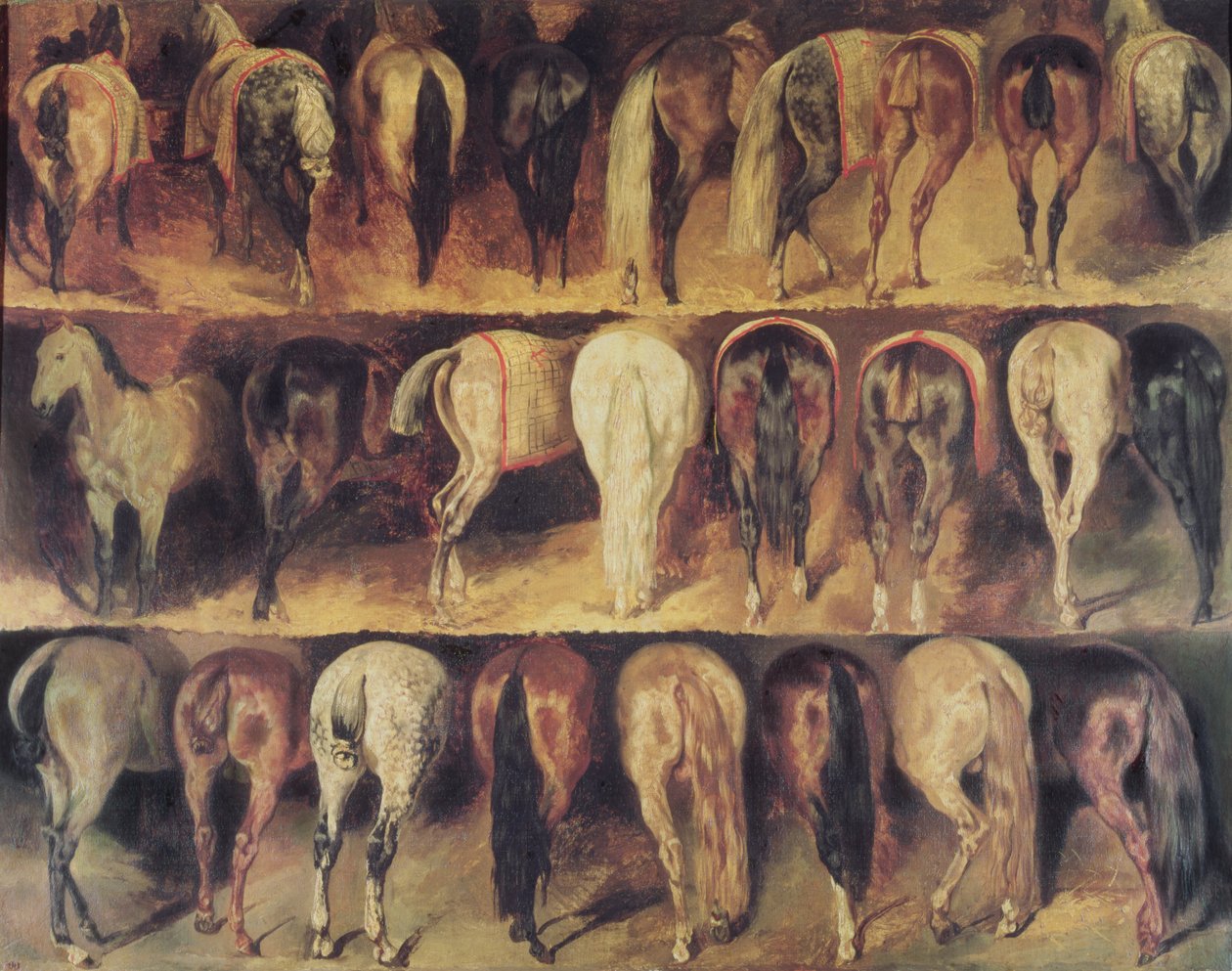 馬の後部 | セオドア・ジェリコー