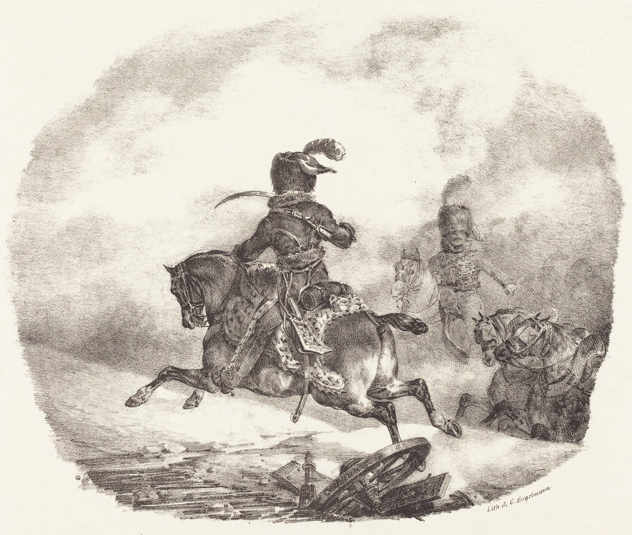帝国衛兵の軽砲兵将校（Officier d