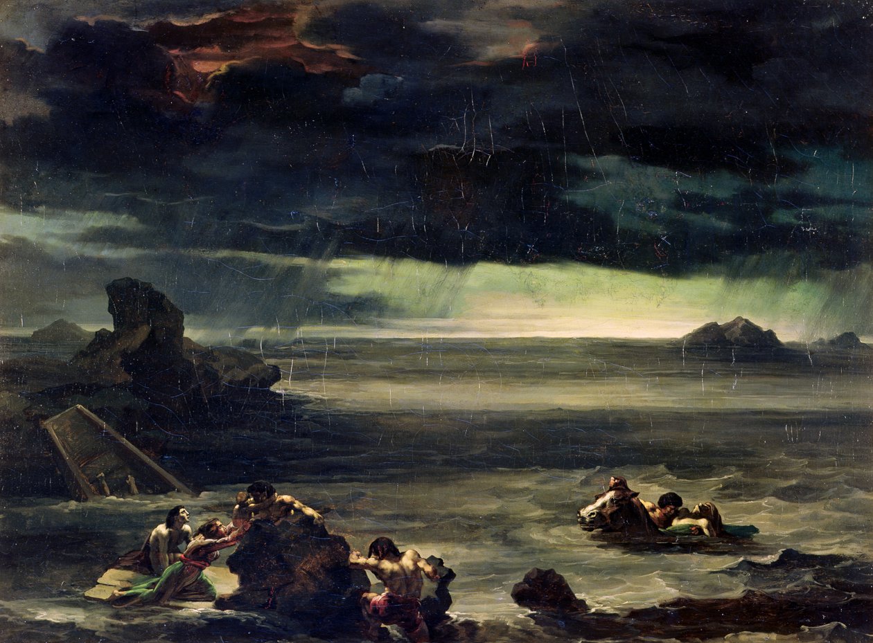 大洪水のシーン、1818-20