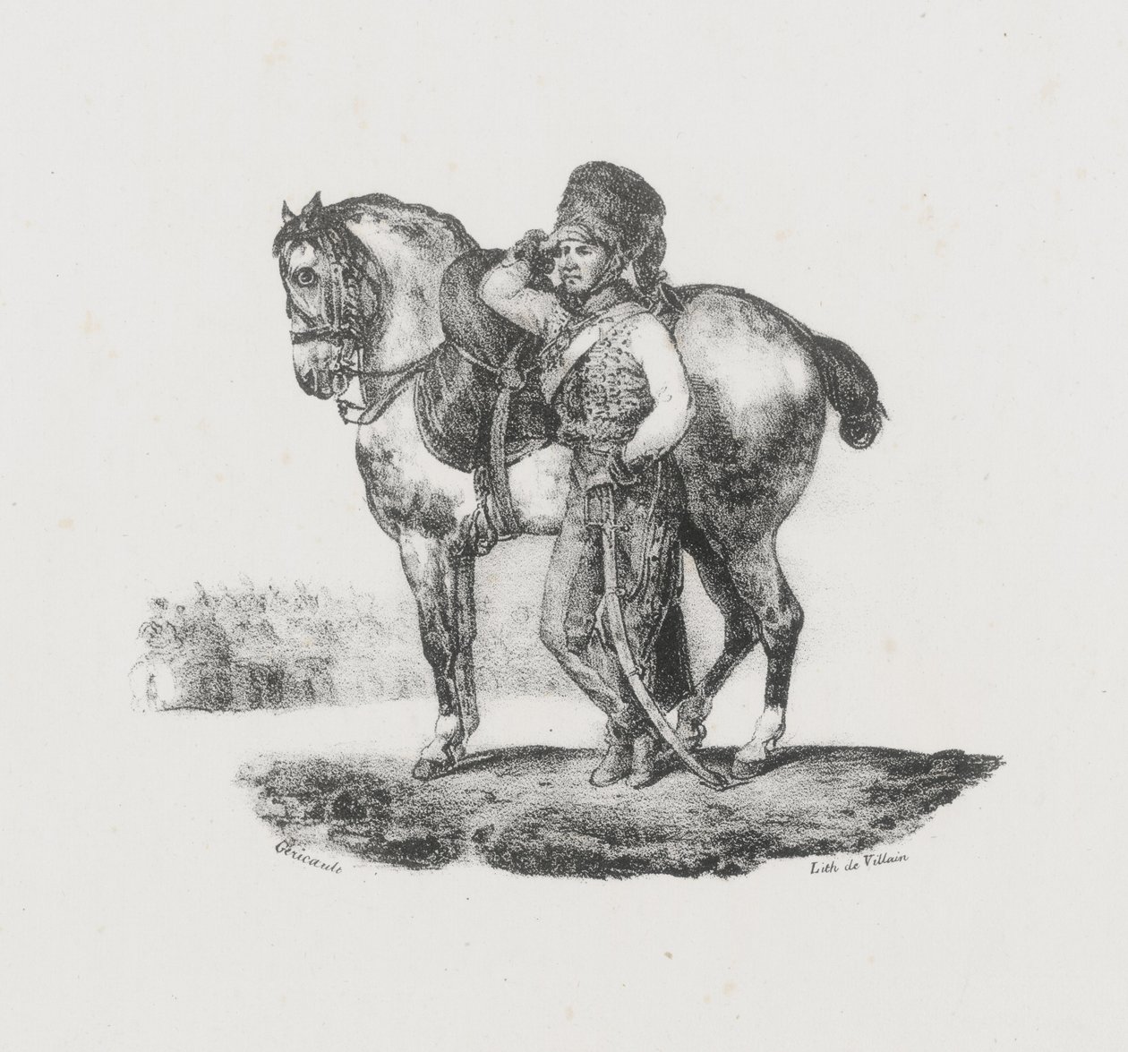 ハッサーのトランペット奏者（Hussar Trumpeter） 作： セオドア・ジェリコー